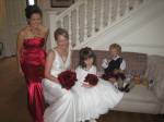 The Bride, her sister, flowergirl and pageboy Photo by Jennifer Flueckiger